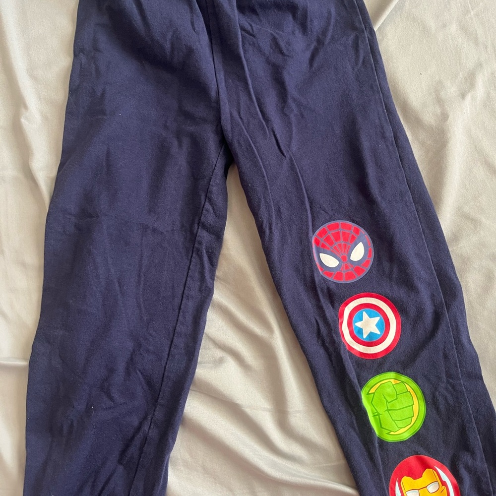 Kids' Superhero Themed Navy Pants